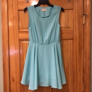 L’Atiste by Amy Aqua Turquoise Sleeveless Dress